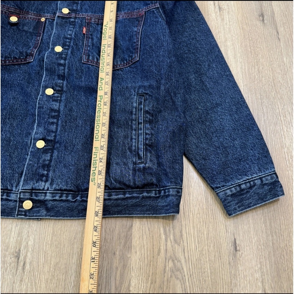 Levi's Lunar Year Relaxed Fit Sherpa Denim Trucker Jacket Men's Large NWT - Picture 5 of 12